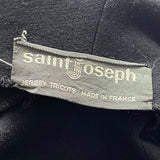 Neat 1960’s Black ‘St Joseph’ Jersey Jacket