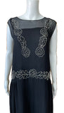 Great 1920’s Silk Chiffon Beaded Dress